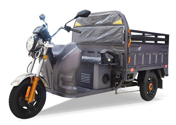 800W Electric Cargo Tricycle Truck With Loading Car Hopper