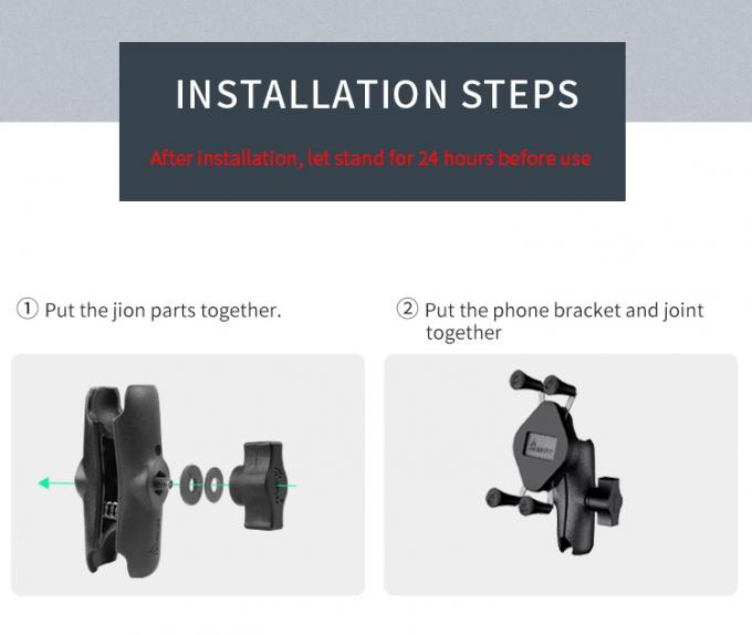 RoHS Universal Car Holder For Smartphone Bracket Stability Silicone Holder