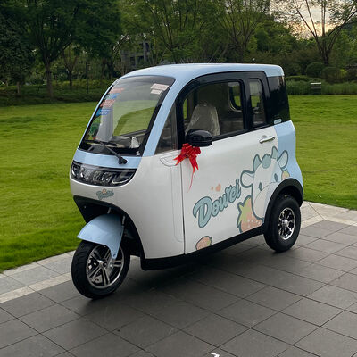 Electric Cabin Passenger Enclosed Electric Tricycles 1200W 3 wheel electric scooter