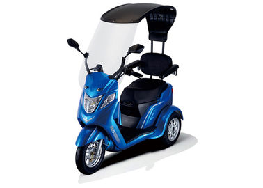 OEM 60V 500W Small Mobility Scooter , ABS 3 Wheel Electric Scooter With Cover