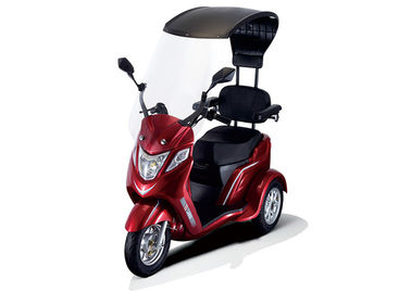 Red Electric Mobility Scooter 60V 20Ah Lead - Acid Battery 40km Travel Range For Adult
