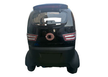 60km Travel Range Small Electric Cars , 60V 60Ah Battery Red Colour 4 Wheels Small Battery Car