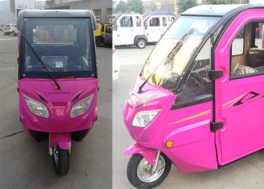 Steel Rim Enclosed Electric Tricycle 1000 W Max Loading 160 KG For Women