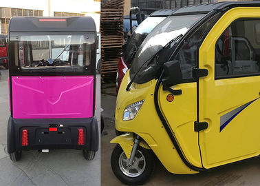 Steel Rim Enclosed Electric Tricycle 1000 W Max Loading 160 KG For Women