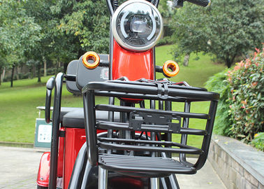 Rear Brake Parking 32Ah Three Wheel Electric Scooter