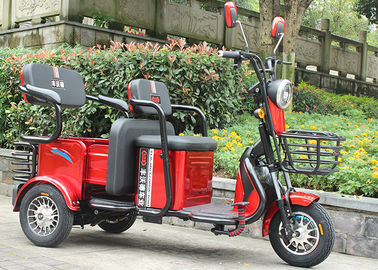 Rear Brake Parking 32Ah Three Wheel Electric Scooter