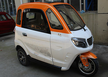 3 Seat Adult 1500W Enclosed Electric Tricycle