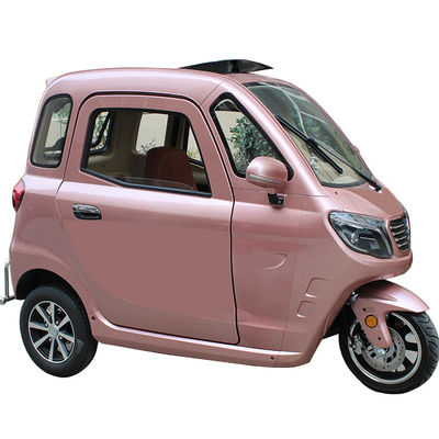 Enclosed Body 3 Wheel Electric Tricycle 1500W For Disabled