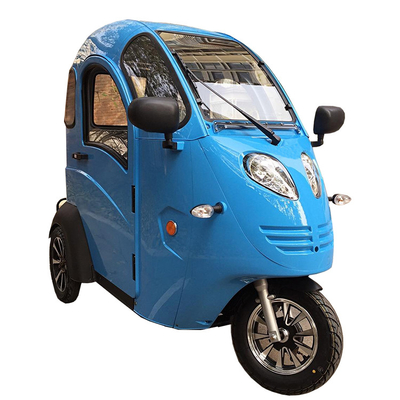 Enclosed Cabin 3 Wheel Electric Tricycle 140kg Loading For Disabled Passenger