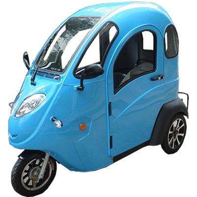 Passenger Plastic Cabin 3 Wheel Electric Tricycle 140kg Loading