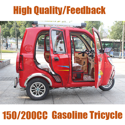 200CC Petro 3 Wheel Motorized Tricycle 5 Seater Passenger Auto Rickshaw