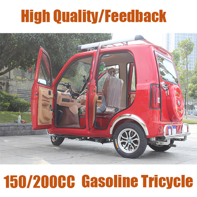 200CC Petro 3 Wheel Motorized Tricycle 5 Seater Passenger Auto Rickshaw