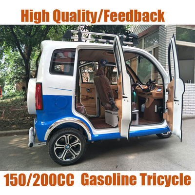 200CC Petro 3 Wheel Motorized Tricycle 5 Seater Passenger Auto Rickshaw