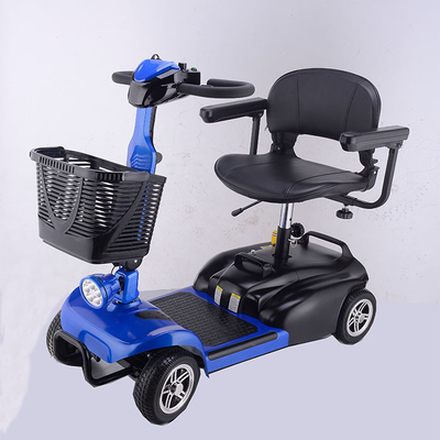 6 Inch Four Wheel Adult Motorized Mobility Scooter 500w With Removable Seat