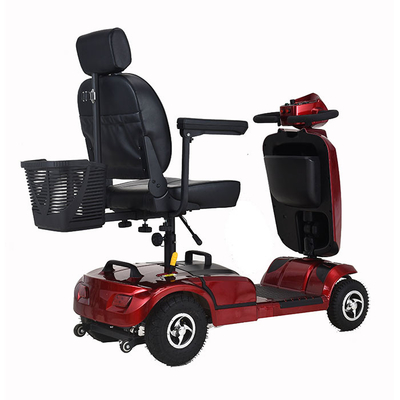 300W 24V 20Ah 4 Wheel Elderly Mobility Scooter High Chair Back